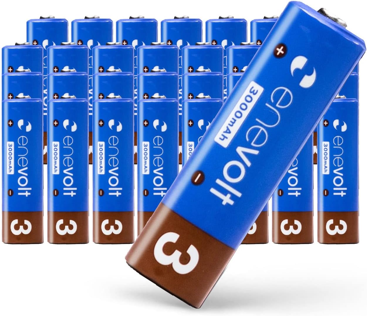 【送料無料】 ニッケル水素充電池 enevolt (エネボルト) 単3形 3000mAh 4本セット