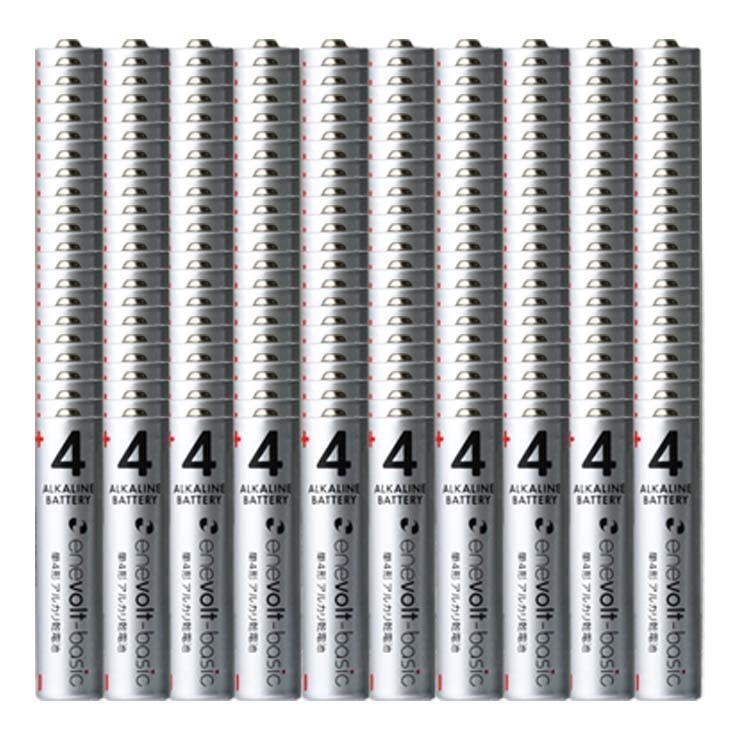 アルカリ乾電池 enevolt basic (エネボルト ベーシック) 単4形 4本セット