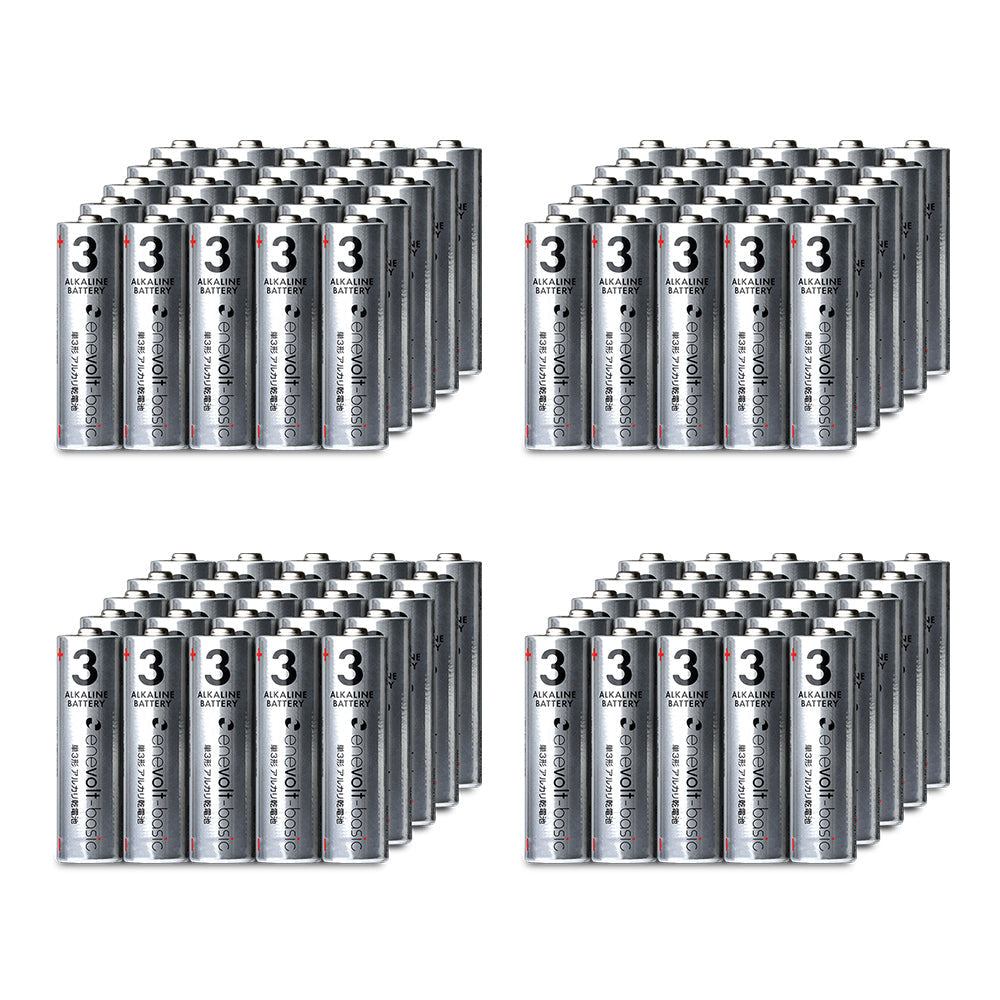 【送料無料】 アルカリ乾電池 enevolt basic (エネボルト ベーシック) 単3形 4本セット