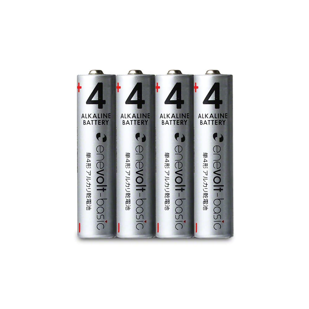 アルカリ乾電池 enevolt basic (エネボルト ベーシック) 単4形 4本セット