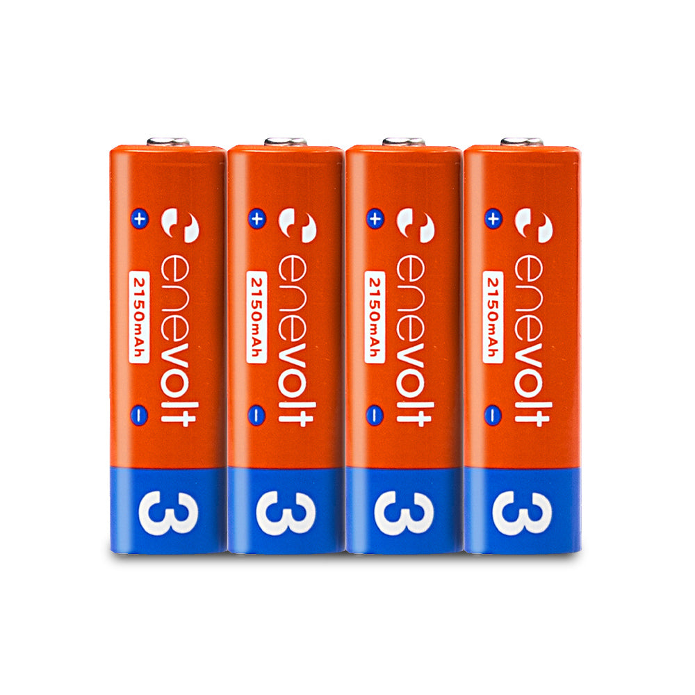 ニッケル水素充電池 enevolt (エネボルト) 単3形 2150mAh 4本セット