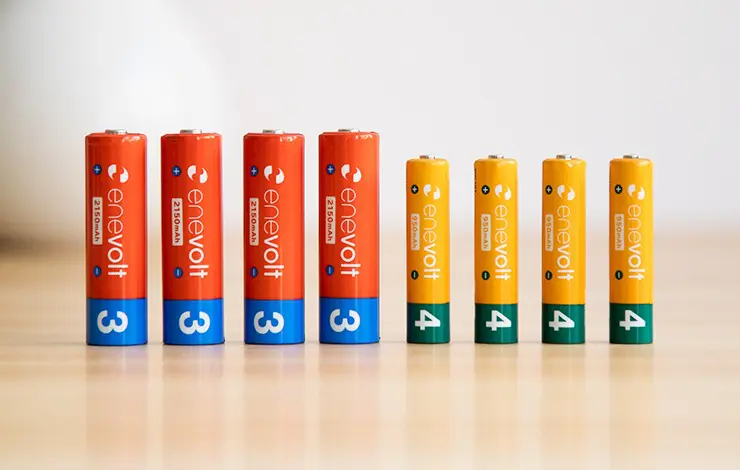 電池の減りが早い 単3 単4 充電池 enevolt basic