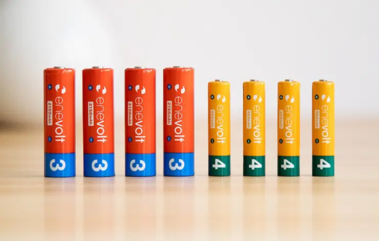 電池の減りが早い 単3 単4 充電池 enevolt basic