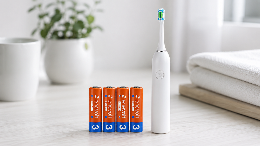 電動歯ブラシ 電池交換 単3 ニッケル水素充電池 enevolt
