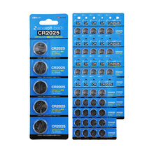 Load image into Gallery viewer, Lithium coin battery enevolt basic CR2025 3V 150mAh set of 5 
