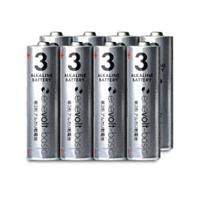画像をギャラリービューアに読み込む, アルカリ乾電池 enevolt basic （エネボルト ベーシック） 単3形 4本セット
