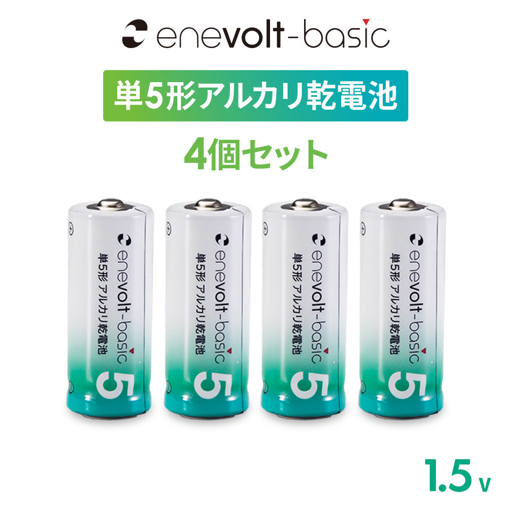 単5形 アルカリ乾電池 4本セット