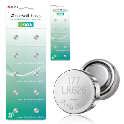 Set of 10 lithium coin batteries CR2032 &amp; 10 alkaline button batteries LR44 