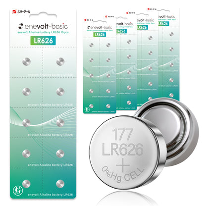 Set of 10 lithium coin batteries CR2032 &amp; 10 alkaline button batteries LR44 