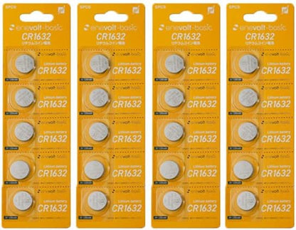 Lithium coin battery enevolt basic CR1632 3V 120mAh set of 5 