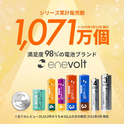 【予約販売中】 enevolt エネボルト ニッケル水素充電池 M-224