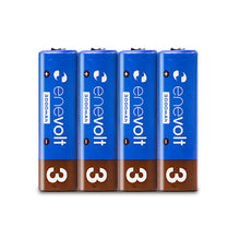 Load image into Gallery viewer, Nickel metal hydride rechargeable battery enevolt AA 3000mAh set of 4 
